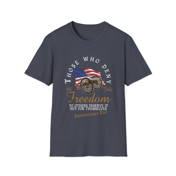 Independence Day Freedom Unisex Softstyle T-Shirt - Image 41